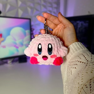 Pocket Kirby Crochet Plushie - Etsy