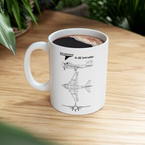 A-6E Intruder - Navy - Ceramic Mug 11oz & 15oz.  Gifts for the pilot or aviation enthusiast!
