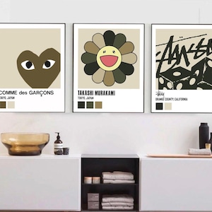 Set of 3 Stussy Art - Etsy
