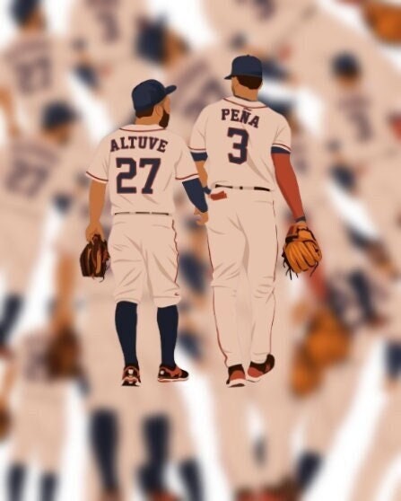 Jeremy Pena Houston Astros 3/10 ACEO Fine Art Print By:Q