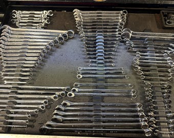 Modular Wrench Organizer Rack – Expandable SnapRack for 6-24mm Metric Wrenches