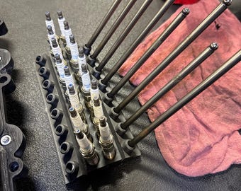 Spark Plug and Push Rod Organizer 2.0