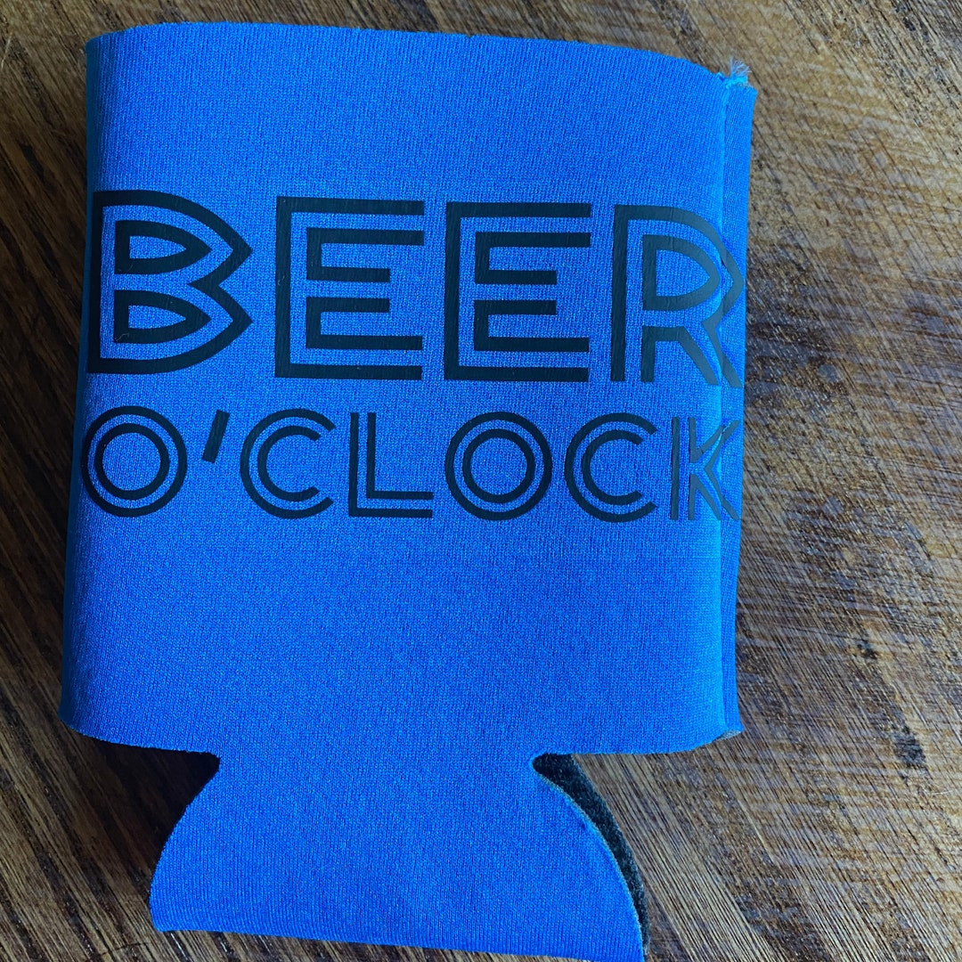 Beer O'clock Koozie Etsy