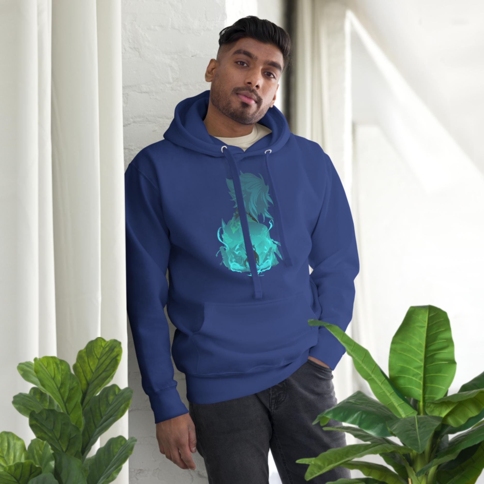 dashcos Genshin Impact Hoodies Xiao Pullover Casual Loose Top Xiao dashcos Genshin Impact Hoodies Xiao Pullover Casual Loose Top Xiao