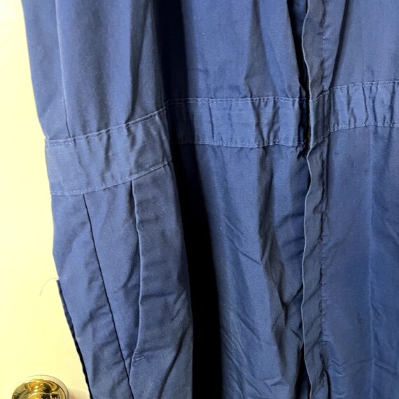 Sears Roebuck Men's 50X Tall Blue Work Jumpsuit V… - image 9