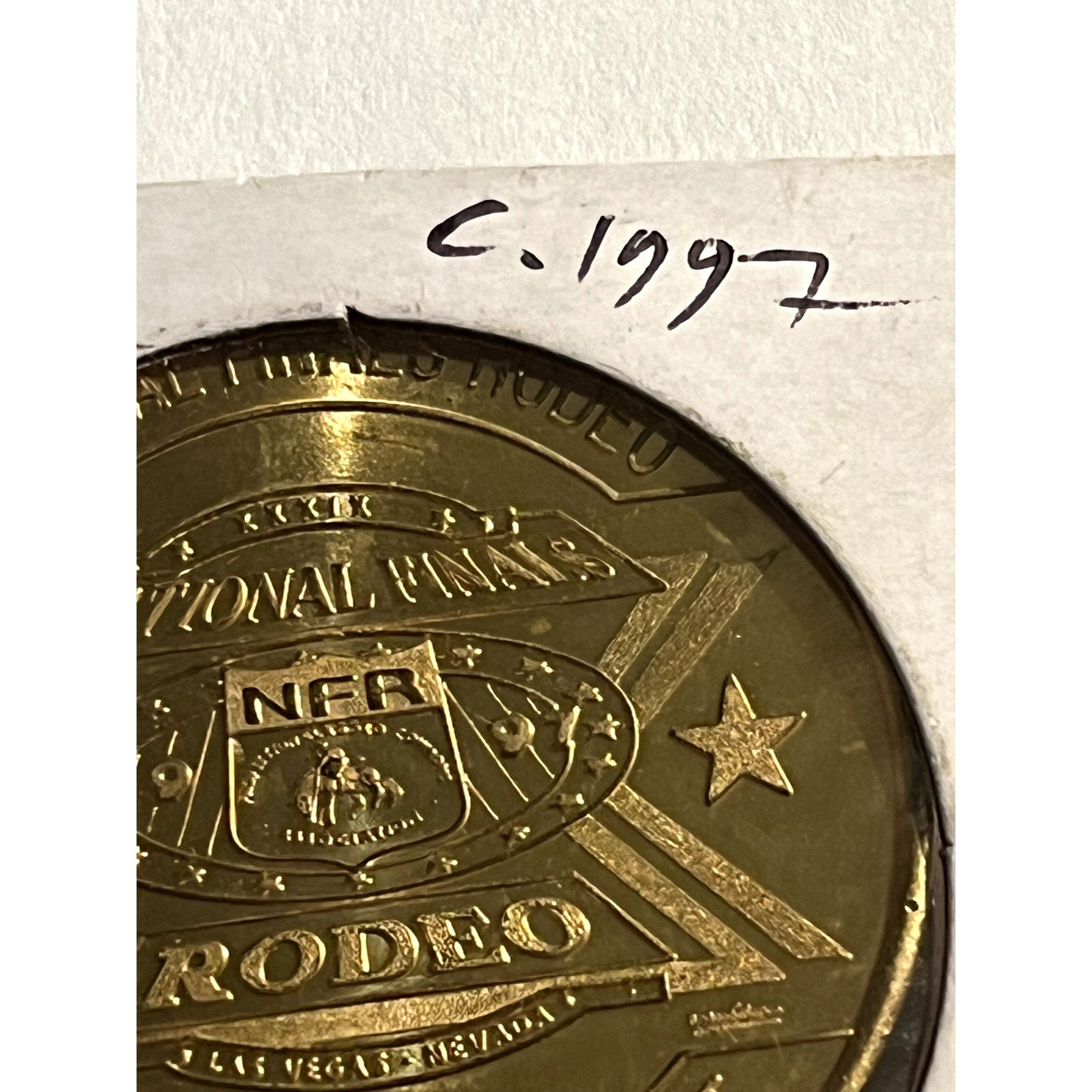 National Rodeo Finals Golden Nugget 1997 Sealed Coin Token - Etsy