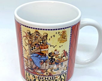 Vintage Mary Engelbreit &quot;It’s Good To Be Queen&#39; 14 oz Mug