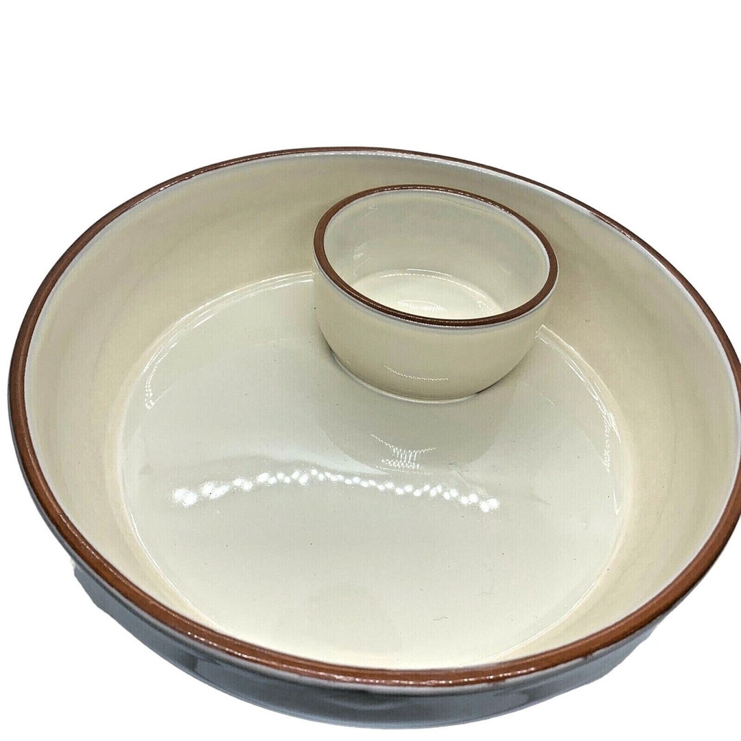 Val Do Sol Hand Made Portugal Terra Cotta Chips & Dip Serving Etsy