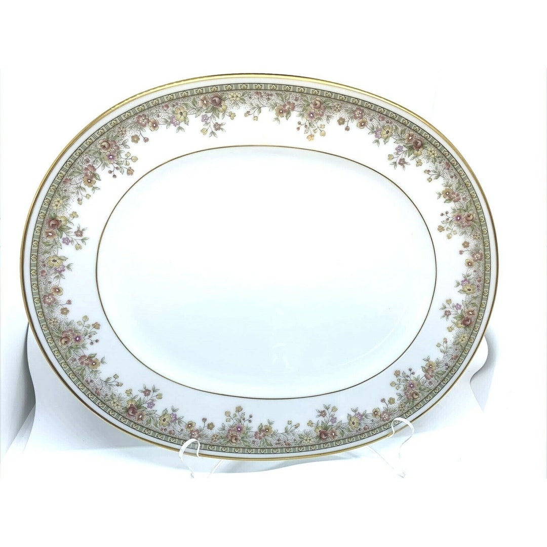 Vintage Noritake Ireland Morning Jewel Oblong Serving Platter Etsy