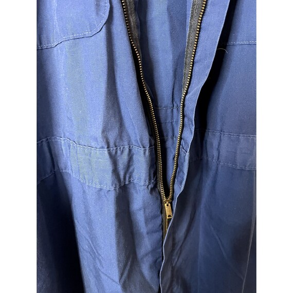 Sears Roebuck Men's 50X Tall Blue Work Jumpsuit V… - image 7