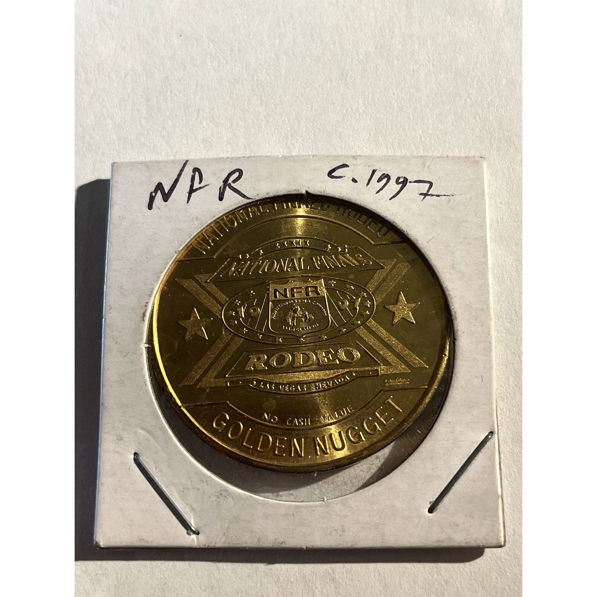 National Rodeo Finals Golden Nugget 1997 Sealed Coin Token - Etsy