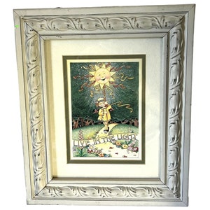 Mary Engelbreit Live in The LIght Framed Art Print