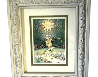 Mary Engelbreit Live in The LIght Framed Art Print