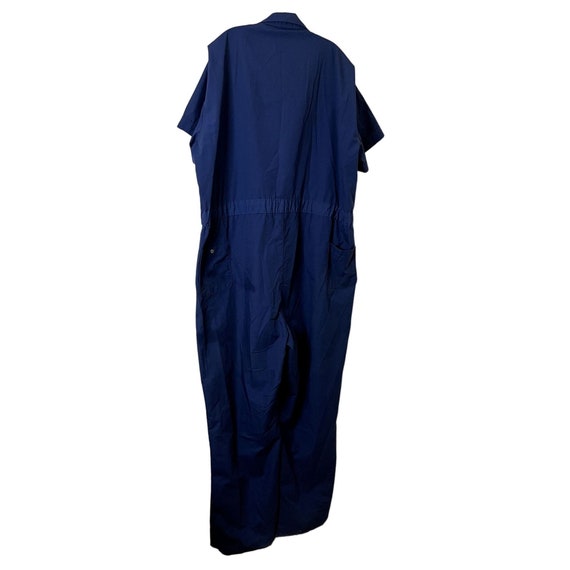 Sears Roebuck Men's 50X Tall Blue Work Jumpsuit V… - image 4