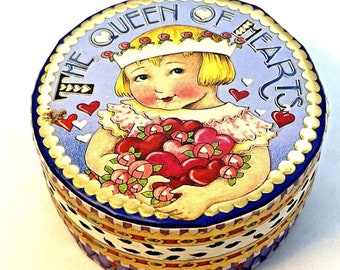 Mary Engelbreit Pooch & Sweetheart ‘THE QUEEN Of HEARTS’ Trinket Box