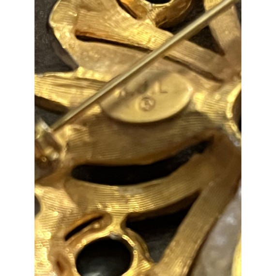 Kenneth Jay Lane Blue & Rhinestone Vintage Square… - image 6