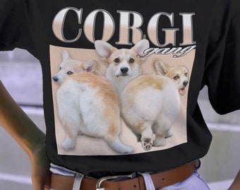 Corgi Gang Unisex Heavy Cotton Tee