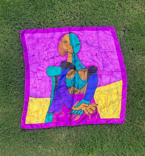 Vintage Abstract Picasso Scarf