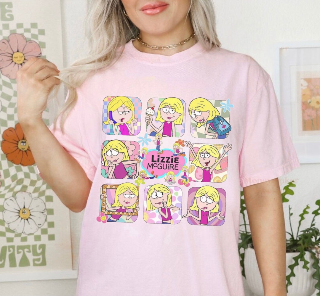 Lizzie Mcguire Throwback Graphic Tshirt Hillary Duff Top - Etsy