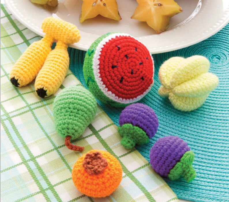 Ice Box Crochet Patterns ebook play Food Crochet handmade Etsy