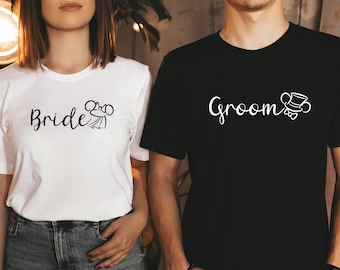 Bride Groom Shirts, Wedding Party Shirt, Disneyland Bride Shirt, Wedding Party Gift, Disneyland Honeymoon Shirt, Gift For Bride And Groom