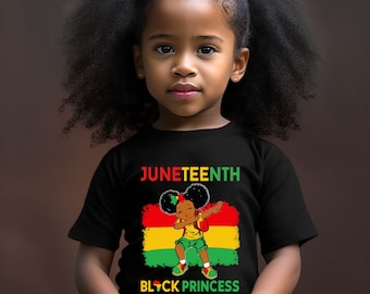 Black Princess Shirt, Juneteenth Shirt for Kids, Black Culture Tee, Juneteenth Resist Shirt, Black Lives Matter Shirt, Black Girl Shirt