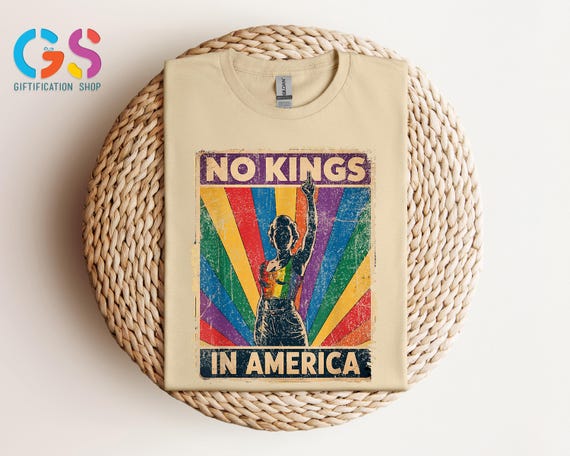 No Kings in America Shirt, Protest Shirt, Democracy Shirt, No Kings in America Shirt, Not My President Shirt, LGBT Rights Shirt, Resist Tee