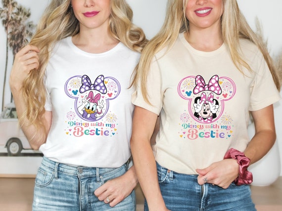 Bestie T-shirt, Besties Shirts, Best Friends Gift Funny, Bestie Matching, Minnie And Daisy, Best Friend Trip, Sisters Trip, Girls Trip