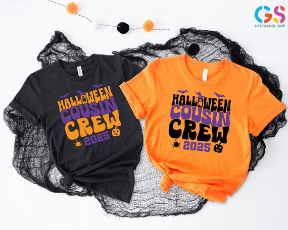 2025 Halloween Cousin Crew Tshirt, Cousins Shirt for Halloween, Matching Family Halloween Shirt, Spook Season Cousin Squad Shirt,Cousin Gift
