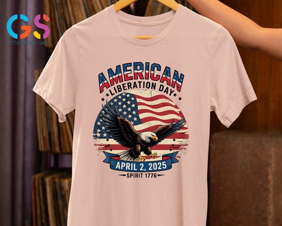 Liberation Day 4-2-2025 Shirt, Trump Tariff Shirt, American Liberation Day Shirt, USA Flag Shirt, Political Shirt, Trump Supporter Shirt