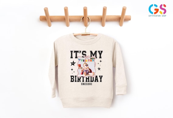 Custom Birthday Photo Sweatshirt, Funny Birthday Sweater for Youths, Its My Birthday Photo Sweatshirt, Photo Birthday Gift for Family