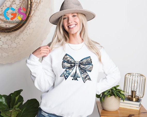 Air Force Sweatshirt, Military Gift For Soldier, Patriotic America Sweater, US Army Pilot Hoodie, Homecoming Clothing