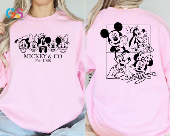 Mickey & Co. Disney Sweatshirt, Mouse And Friend Disneyland Vacation Sweater, Magic Vacation Lover Hoodie