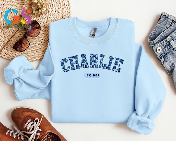 Charlie Kirk Blueberry Sweatshirt, Justice For Charlie Kirk Sweater, RIP Charlie Kirk Top, Justice Hoodie, Politic Clothes