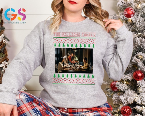 Custom Name And Photo Christmas Sweatshirt, Ugly Holiday Hoodie, Xmas Sweater, Custom Face Merry Christmas Gift