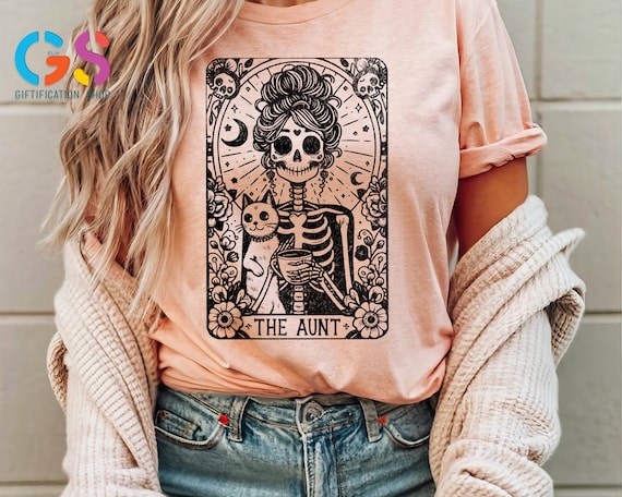 Tarot Card The Aunt Shirt, Funny Aunt Shirt, Gift For Aunt From Niece, Aunt Birthday Gift, Auntie Shirt, Auntie Gift From Nephew, Aunt Gift