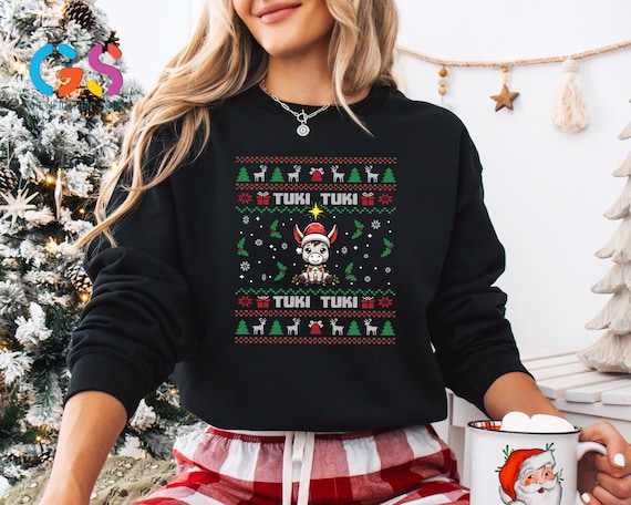 Mi Donkey Mexican Christmas Sweatshirt,  Feliz Navidad, Tuki Tuki Donkey Sweater, Latino Christmas Gift,  Ugly Christmas Hoodie