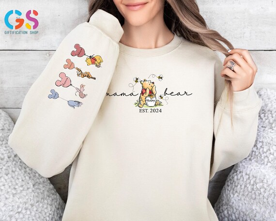 Custom Mama Bear Sweater, Personalized Mom sweatshirt, Customized Mom Gift, Mama Bear Sweatshirt, Mama Sweatshirt with Kids Name, Mama Gifts