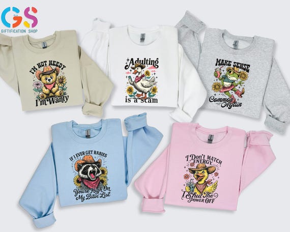 Funny Saying Matching Sweatshirt For Animal Lover, Pet Quote Sweater, Sarcastic Meme Hoodie, Humor Apparel