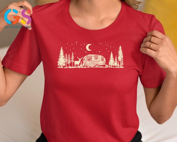 Camping Shirt, Camp Life Shirt, Outdoors Shirt, Camp Lover Gift, Camping in Forest Shirt, Nature Shirt, Family Adventure Shirt, Hiking Shirt