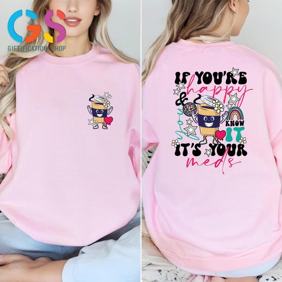 Mental Health Sweatshirt, Happy Coffee Lover Sweater, Good Vibes Hoodie, Self Love Sweatshirt, Inspritional Gift