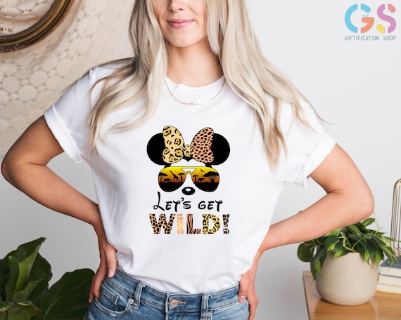 Lets Get Wild Shirt, Animal Kingdom Shirt, Family Safari Matching Shirt, Safari Mickey And Minnie, Disneyworld Safari Shirts,Gift For Family