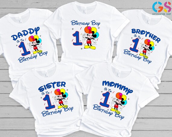 Personalized Birthday Boy Shirt, Family Of The Birthday Boy Tshirt, Birthday Shirt for Boy, Happy Birthday Shirt, Magical Kingdom Shirt