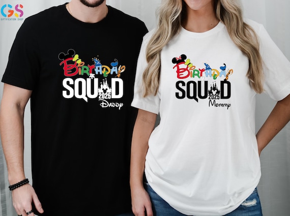 Disneyland Birthday Squad Shirt,Matching Birthday Shirt,Birthday Disneyworld,Gift For Birthday,Mom Birthday Shirt,Birthday Boy,Birthday Girl
