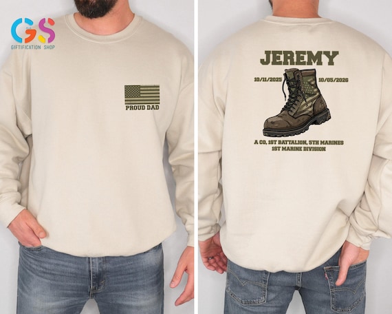 Custom Name 250th Anniversary Sweatshirt, Proud Mom And Family Combat Boot Sweater, Military Hoodie