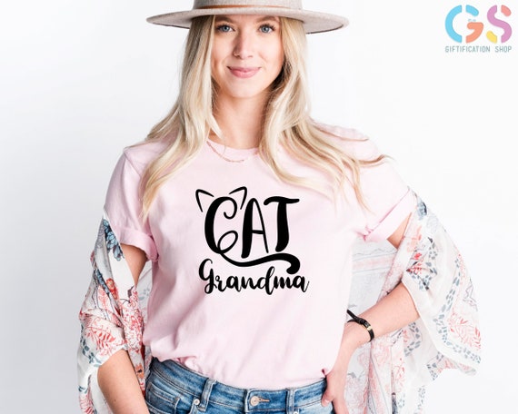 Cat Grandma Shirt, Fur Grandma, Funny Grandma Shirt, Gift for Cat People, Cat lover Gifts, Gift For Cat Mom, Shirt For Women, Grandma Gift