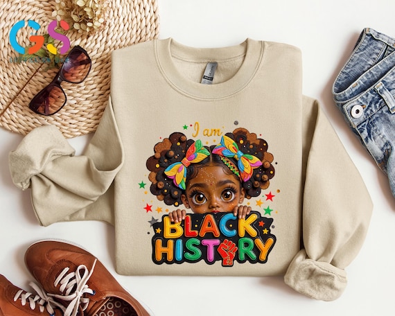 Black History Sweatshirt, Equality Human Right Sweater, Black Girl Saying Clothing, African American Top