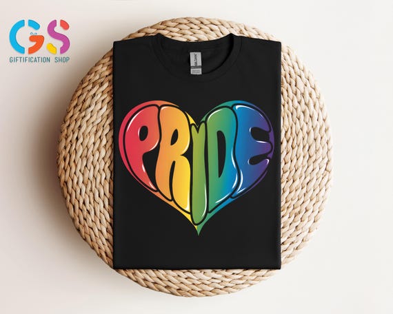 Watercolor Rainbow Pride Shirt, LGBTQ Heart Tshirt, LGBTQ Support Tee, Pride Gift For Ally,Kindness Shirt, LGBTQ Ally Shirt,Pride Shirt