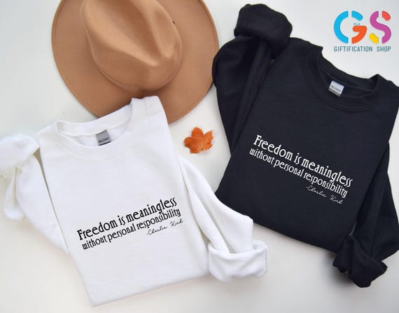 Charlie Kirk Freedom Sweatshirt, Free Speech Hoodie, Great Activist Sweater, Memorial Gift, Charlie Legacy Sweatshirt