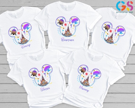 Personalized Family Vacation Shirts, Custom Disney Shirts, Family Matching Shirts, Mickey and Friends Shirt, Magical Kingdom Shirt